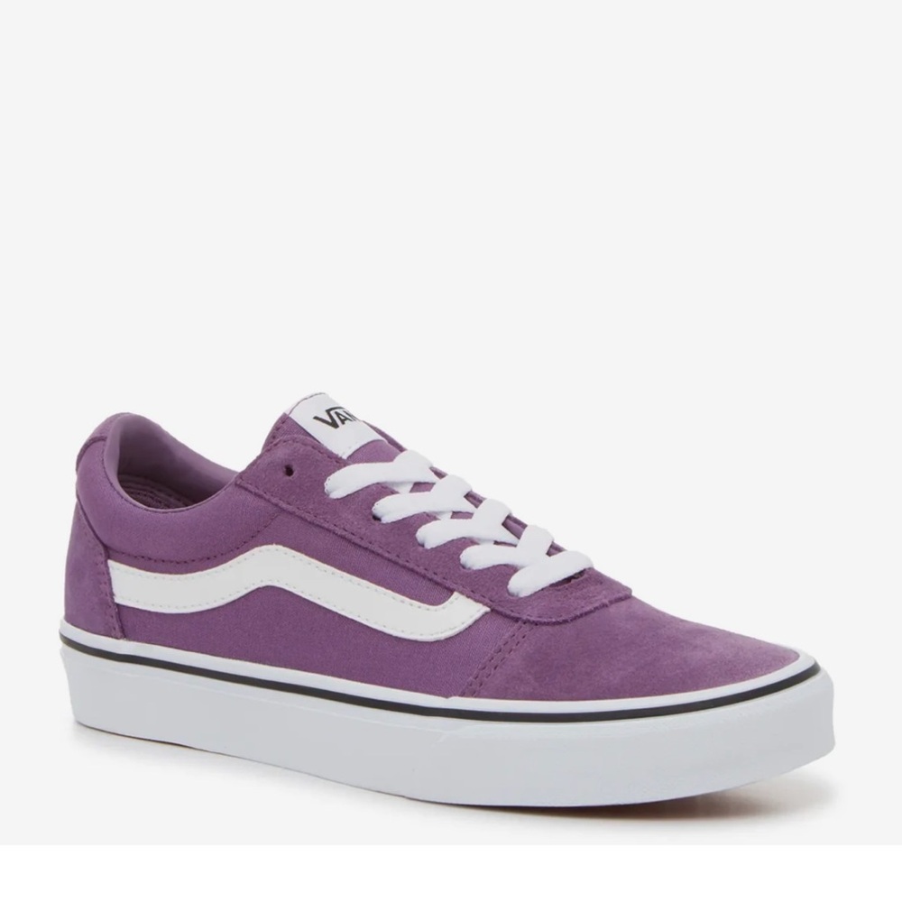 Vans ward suede canvas grape jam shoes purple 9.5